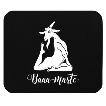Discover Baaa-Maste Goat Yoga Pose Serenity Mouse Pads