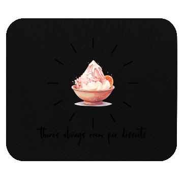 Discover there s always room for desserts-sakura shaved ice Mouse Pads