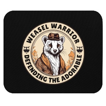 Discover Weasel Warrior Mouse Pads