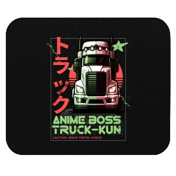 Discover Anime Boss Truck-Kun Isekai Manga Otaku Funny ja Mouse Pads