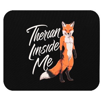 Discover Therian Inside Me Fox Mouse Pads