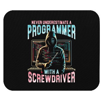 Discover Robotics Engineer Programmer With A Screwdrive Mouse Pads