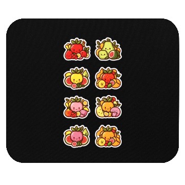 Discover Sweet fruit sticker set Mouse Pads