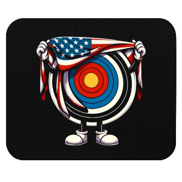 Discover Archer USA FLAG Patriot Archery Mouse Pads