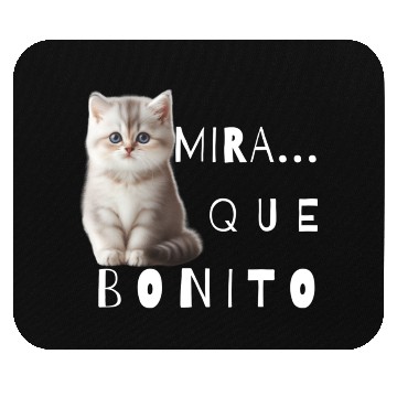 Discover Look how nice kitten Mouse Pads