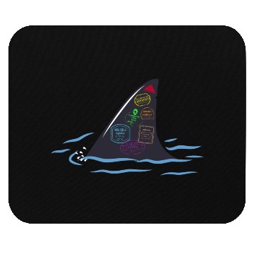 Discover Traveling Shark Mouse Pads