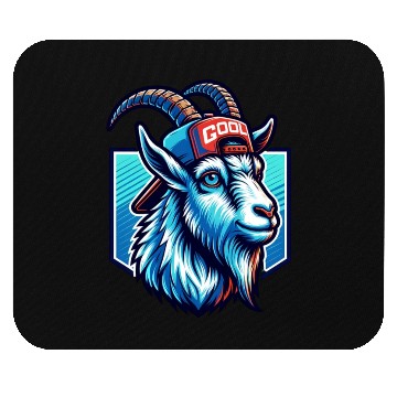 Discover Gaming Goat Controller Geek Design Mouse Pads