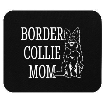 Discover Unique Border Collie Dog Lover Artwork Mouse Pads