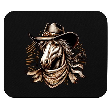 Discover Cowboy Horse Mouse Pads