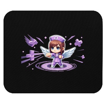 Discover Chibi Nurse Angel Mouse Pads