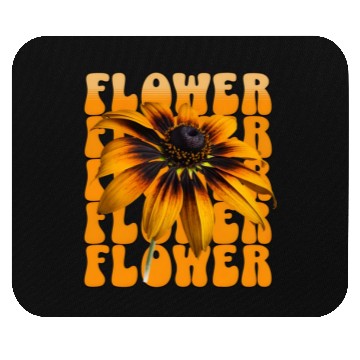 Discover Bold Sunflower in a Pop Art Frame Mouse Pads