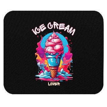 Discover ice cream lover Mouse Pads