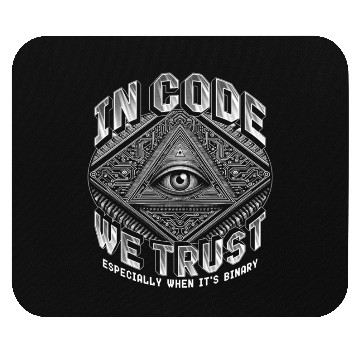 Discover Robotics Engineer In Code We Trust Mouse Pads