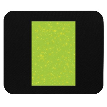 Discover Yellow stars on a green background Mouse Pads