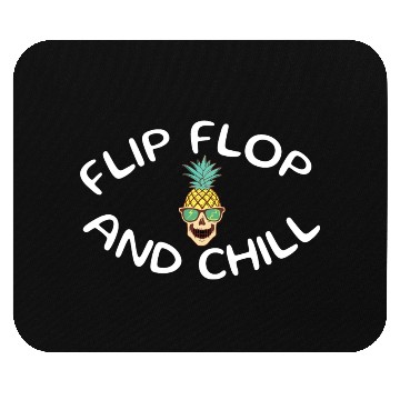 Discover Flip Flop and Chill Summer Pun Mouse Pads