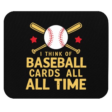Discover Baseball Cards Baseball Player Baseball Fan Gift Mouse Pads