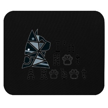 Discover im not robot cat funny comic Mouse Pads