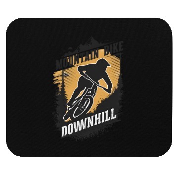 Discover mountain bike downhill Mouse Pads