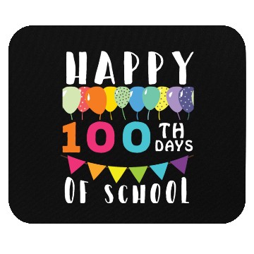 Discover Happy 100 days of school Mouse Pads