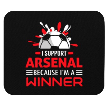 Discover Football Soccer Arsenal I Support Arsenal Mouse Pads