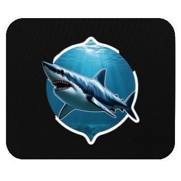Discover Shark 3d Illusion Mouse Pads