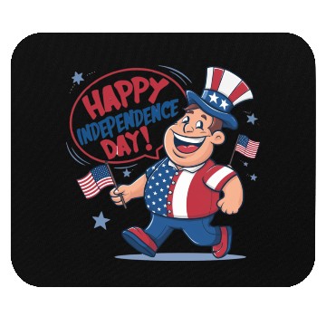 Discover happy independence day Mouse Pads