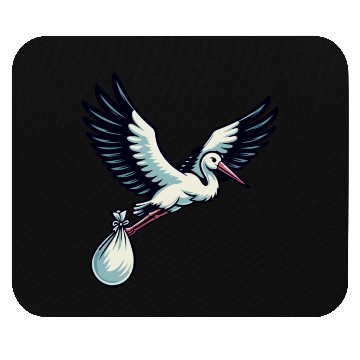 Discover Stork Delivery: Special Newborn Arrival Mouse Pads