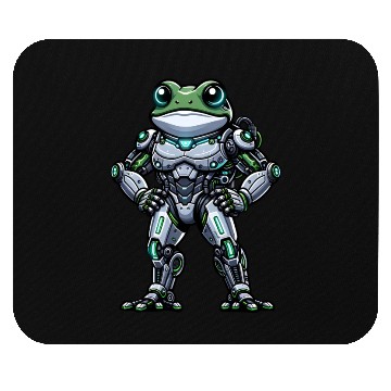 Discover Robot Frog Dabbing Mech Cyborg Cool Mouse Pads