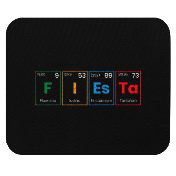 Discover Fiesta Science Teacher Student Periodic Table Mouse Pads