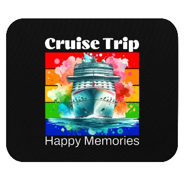 Discover cruise trip happy memories Mouse Pads