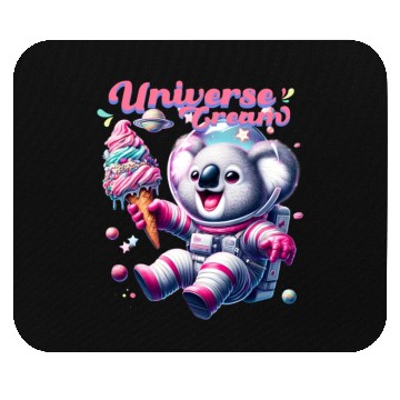Discover Cosmic Ice Cream Delight Mouse Pads
