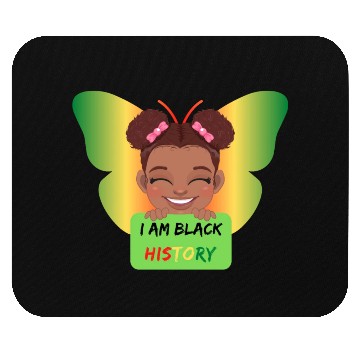 Discover I Am Black history Mouse Pads