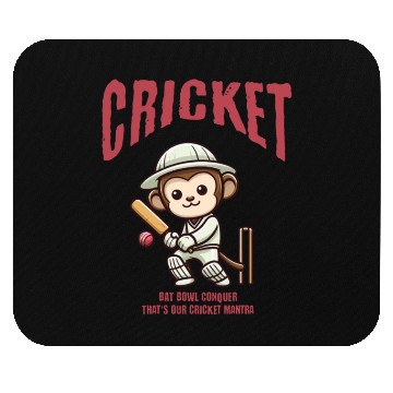 Discover Cricket Monkey Mouse Pads