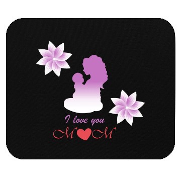 Discover I love you mom Mouse Pads