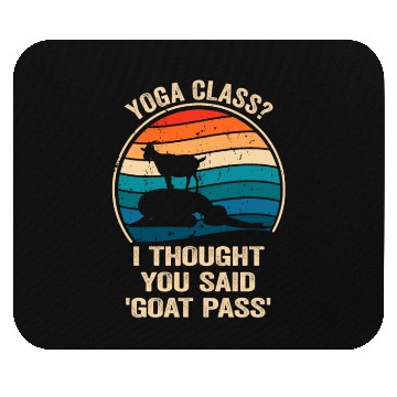 Discover Yoga Class Or Goat Pass Mouse Pads