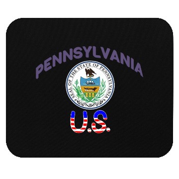 Discover Pennsylvania us Mouse Pads