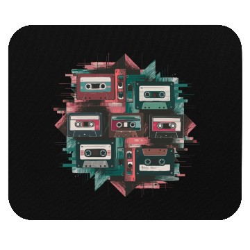 Discover 80s Retro Cassette Classic Cassette Tape for a Mouse Pads