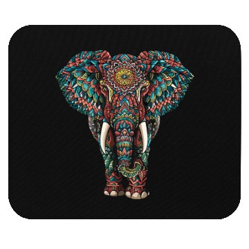 Discover Elephant Mandala for a Art lover Elephant fan Mouse Pads