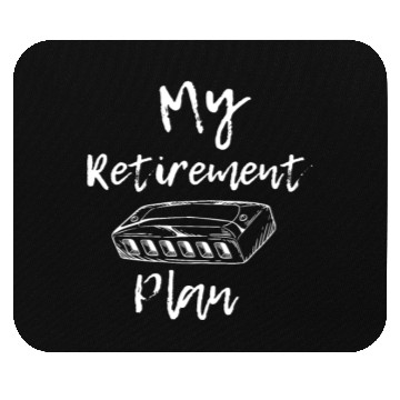 Discover Funny Harmonica Harmonist Musician Retirement Gift Mouse Pads