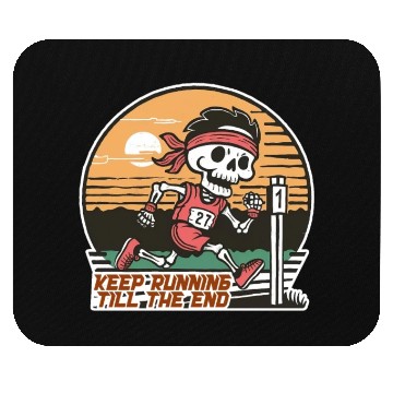 Discover Skeleton - Keep running 'till the end Mouse Pads