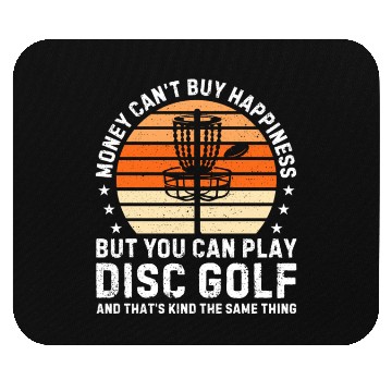 Discover Funny disc golfing Funny disc golf player Mouse Pads