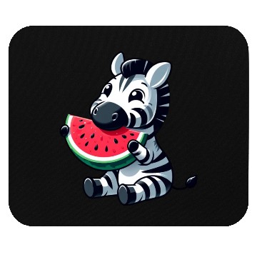 Discover Zebra melon watermelon fruit fruity Mouse Pads