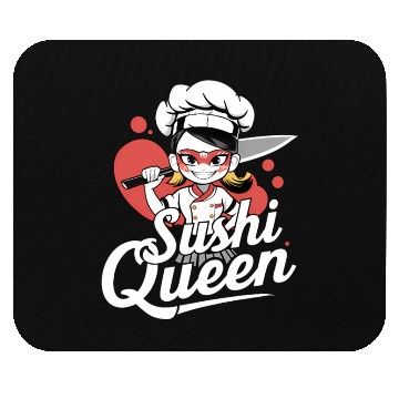 Discover Anime Girl Chef Mouse Pads