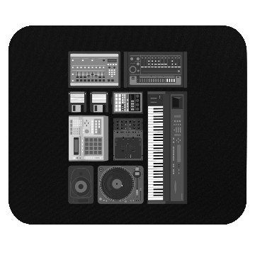 Discover Old School Hip Hop Rap Music Beat Maker Mouse Pads
