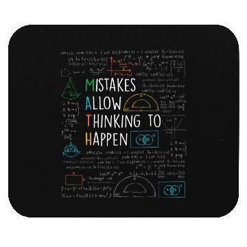 Discover Mistakes Allow Thinking to Happen Math Teacher Mouse Pads