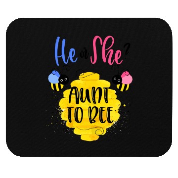 Discover Womens Gender Reveal What Will It Bee He or She Mouse Pads