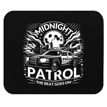Discover Midnight Patrol The Beat Goes On Mouse Pads