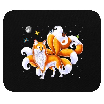 Discover Japanese Kitsune Fox Mouse Pads