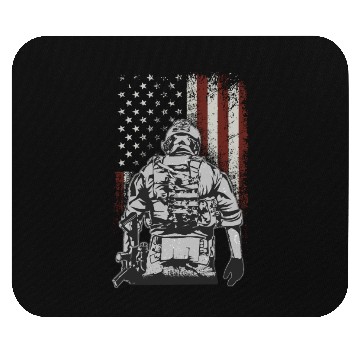 Discover US Army with USA Flag Mouse Pads