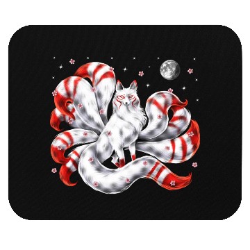 Discover Japanese Kitsune Fox Mouse Pads